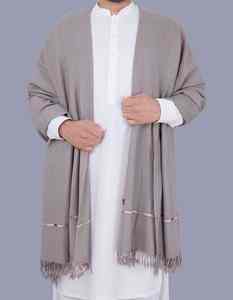 Men Traditional Wool <b>Shawl</b> Soft Warm Breathable Winter Solid Color Elegant <b>Wrap</b> for Office Wear - Product Image 3