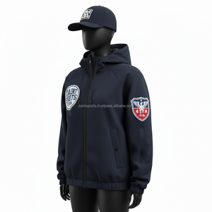 Chaqueta Softshell para Mujer, Poliéster Premium con Forro Polar, Azul Marino, con Capucha, Cierre Completo y Logotipo Bordado - Product Image 4