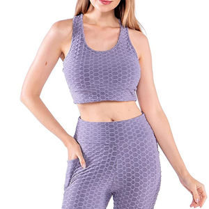 Ensemble de yoga pour femmes de haute qualité en gros 2026, vêtements de sport actifs, entraînement en salle de sport, ensemble de yoga personnalisé en 2 pièces, soutien-gorge de sport et legging - Product Image 5