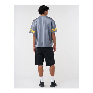 2025 nuevos diseños cosidos camisetas de fútbol americano 100% poliéster bordado sublimado camiseta de fútbol americano para equipos - Product Image 4