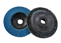 Disque à lamelles en zircone de qualité industrielle, meule abrasive, grains 40, 60, 80, 120 pour meuleuse d'angle, finition et ébavurage du métal