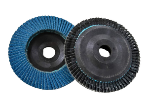 Disco de Láminas de Zirconia de Grado Industrial, Muela Abrasiva de Grano 40, 60, 80, 120 para Amoladora Angular, Acabado de Metales y Desbarbado - Product Image 4