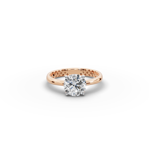 Anillo de Oro con Diamante Solitario Redondo de 1.50 TCW, Joyería Elegante y Lujosa - Product Image 6