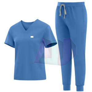 Tenue médicale personnalisable pour femme, en coton léger et écologique, de haute qualité, avec détection des aiguilles, idéale pour l'hôpital - Product Image 1