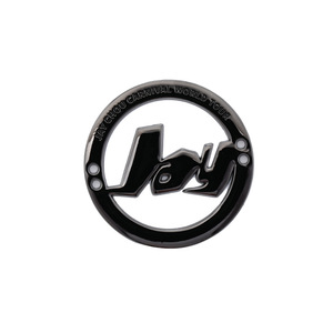Placa de Identificación Redonda de Metal Personalizada de Aleación de Zinc y Acero Inoxidable, Logotipo Fundido a Presión, Hueca, para Ropa, Acabado Cepillado - Product Image 5