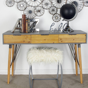 โต๊ะคอนโซลลิ้นชักไม้งานฝีมือสุดหรูทันสมัยผลิตในอินเดีย - Product Image 6