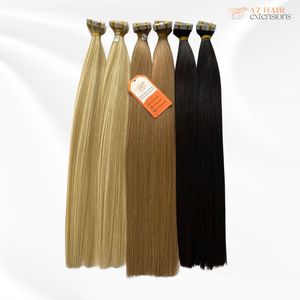 <b>Tape</b> Human Hair Extensions Remy Indian Hair Single Weft Double Drawn <b>White</b> Style <b>Tape</b> In Extensions - Product Image 4