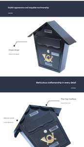 Buzón de Pared Creativo de Acero MB08, Buzón de <span class=keywords><strong>Opiniones</strong></span>, Buzón de <span class=keywords><strong>Correos</strong></span> de Venta Caliente Transfronterizo para el Hogar y la Oficina - Product Image 4