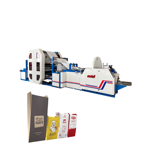 เครื่องทําถุงกระดาษก้น V ที่ขายดีที่สุดพร้อมการพิมพ์อินไลน์ 4 สี ซื้อจาก SAHIL GRAPHICS - Product Image 1