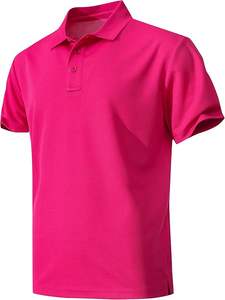 Venta al por mayor OEM nuevos hombres Casual peso pesado liso camisetas de diseño de alta calidad de manga transpirable OEM para Polo camisetas sólidas - Product Image 3