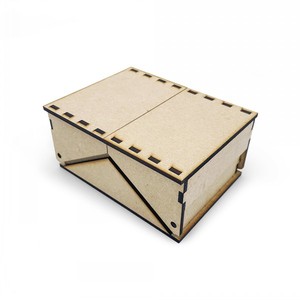 Boîte en MDF avec loquet Rectangle Vente chaude Cadeaux et artisanat Boîtes en bois Signes muraux fabriqués en Inde - Product Image 5