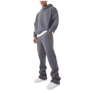 Chándal de entrenamiento liso personalizado al por mayor, chándal profesional, chándal de alta calidad, ropa de calle, chándal para hombre - Product Image 1