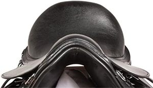 Sillín de cuero Premium para montar a caballo, cómodo sillín de salto para montar a caballo - Product Image 5