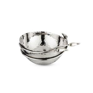 Cuenco decorativo de acero inoxidable hecho a mano forma redonda tamaño personalizado tuerca fechas cuenco para servir al precio más barato - Product Image 2