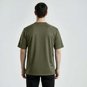 Camiseta de manga corta color oliva 'Limitless-OP' para hombre - Product Image 2