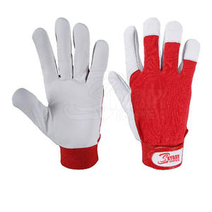 Guantes de trabajo de montaje de calidad superior a prueba de agua al mejor precio protección de seguridad tamaño XL hecho de cuero con forro de algodón de nailon - Product Image 6