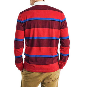 Camiseta de Rugby Personalizada con Color para Hombre, Camisetas Casuales para Miembros del Equipo con Diseños de Sublimación de Estilo Personalizado, Logotipo, Camiseta de Rugby - Product Image 2