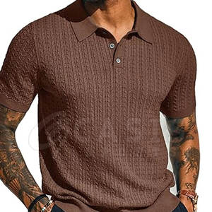 Polos de punto hechos en el mejor material Personalice su propio diseño Polo de punto de nuevo estilo - Product Image 1