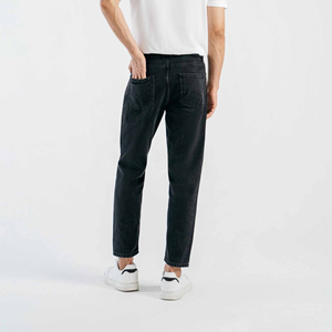 กางเกงยีนส์ขาตรงเข้ารูปคลาสสิกสำหรับผู้ชายกางเกงยีนส์ขายาวรัดรูปผ้ายืดแบบลำลองสำหรับผู้ชาย - Product Image 2