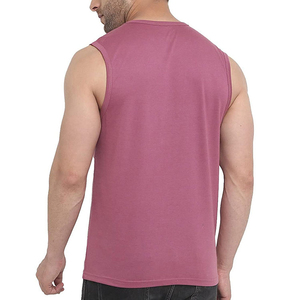Ropa deportiva informal 100% camisetas sin mangas de algodón para hombres y ropa deportiva de Venta caliente con camiseta sin mangas con logotipo personalizable - Product Image 2