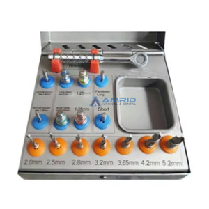 Kit de forets chirurgicaux en acier inoxydable pour implants dentaires avec tournevis hexagonaux à cliquet et broches parallèles Équipements dentaires CE - Product Image 2