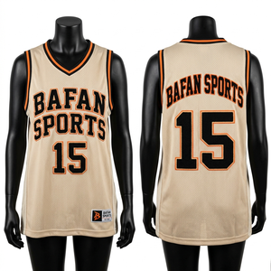 Camiseta de Baloncesto para Mujer, 200 GSM, Malla de Poliéster, Negra, Naranja, Blanca, Sublimación, Logotipo Personalizado, Transferencia Térmica, Algodón - Product Image 5
