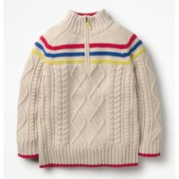 Suéter de Cuello Alto con Cremallera, Personalizado con Logotipo, Ecológico, Transpirable, de Algodón y Lana Gruesa, Tejido de Punto, Talla Grande, Manga Larga, para Invierno