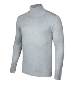 Mejor Oferta Fabricante de Prendas de Punto Suéter de Cuello Alto de Lana de Alta Calidad Personalizado para Otoño Invierno para Hombre - Product Image 6