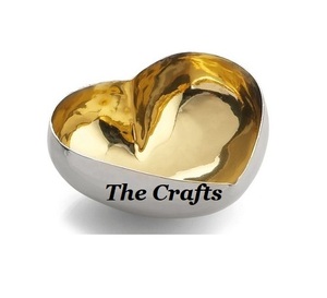 Aluminium Gold Color <b>Dessert</b> Serving <b>Bowl</b> With Exclusive Quality Serving Chocolate <b>Bowl</b> <b>For</b> Dinnerware Use - Product Image 3