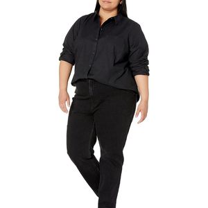 Gran oferta de camisa holgada de manga larga Vintage para mujer, cuello vuelto, tinte de corbata, popelina de algodón, serigrafía de verano para oficina - Product Image 4