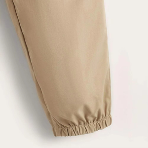 Pantalones DE TRABAJO Cargo con cordón de ajuste holgado de último estilo, pantalones para niños, pantalones para correr en blanco, nuevos pantalones Cargo con logotipo personalizado para niños - Product Image 4
