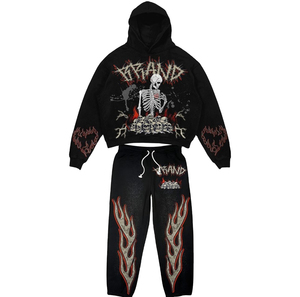 Chándales Deportivos Casuales de Invierno de Alta Calidad, Diseño de Lujo Personalizado, Tallas Grandes, Color Sólido - Product Image 1