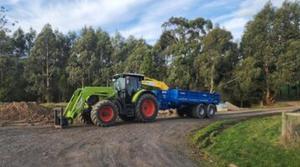 Remorque agricole polyvalente NOUVELLE VT5500 pour céréales, roche, gravier, ensilage, options latérales, 5,5 m, construction, état d'occasion, essieu principal, pneu - Product Image 3