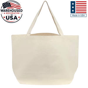 Bolsa de Lona Lincoln Hecha en EE. UU. para Compras, Playa, Viajes y Supermercado - Product Image 1