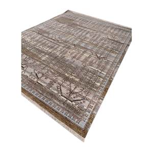 Alfombras de Lana Afgana Azul Viscaya Anudadas a Mano con Patrón Floral 9x12 para Decoración de Sala de Estar y Pasillo para Uso Doméstico - Product Image 2