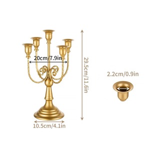 Available Gravure Printing Candle Holder and Unique <b>Candelabra</b> Hot Selling Gravure <b>Candelabras</b> for Homes - Product Image 2