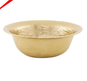 Bol à chocolat au design martelé doré le plus vendu pour hôtel, restaurant et bar - Product Image 1