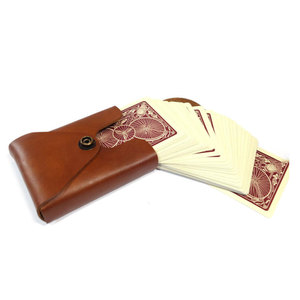 Étui en cuir pour cartes à jouer, sac de rangement pour jeux de cartes, boîte à tarot, étui de collection en cuir pour jeux de société, étui à poker - Product Image 1