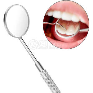 Espejo de boca Dental profesional Cabeza desmontable Mango de acero inoxidable Espejo dental duradero con mango - Product Image 5