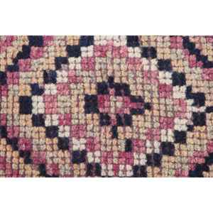 พรมวินเทจตุรกีขนาด 3.3x8.8 ฟุต, พรมปูพื้น, พรมขนสัตว์สีชมพู - Product Image 4