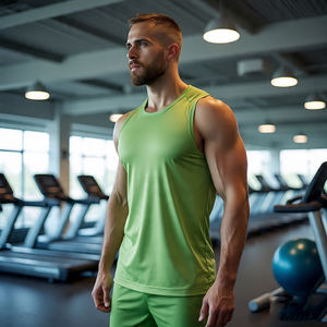 High Quality Jogging Running <b>Men's</b> <b>Singlets</b> Quick Dry Sports Training Vests Male Muscle Fit Bodybuilding <b>Singlets</b> <b>Men</b> - Product Image 2