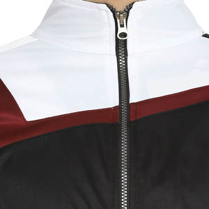 Chándales deportivos para correr de poliéster 100% para hombre, ropa de invierno ligera y cómoda con cremallera, patrón sólido - Product Image 5