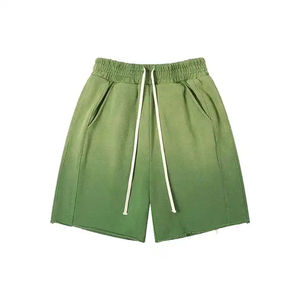 2025 nuevo estilo de ropa de calle, pantalones cortos lavados con ácido para hombres, logotipo personalizado, Material transpirable liso, pantalones cortos lavados con ácido de secado rápido para hombres - Product Image 5