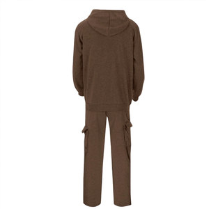 Ensemble de survêtements personnalisés en tissu de coton GSM, ensemble de sweat à capuche vierge et de jogging, approvisionnement de marque privée en usine OEM/ODM - Product Image 5