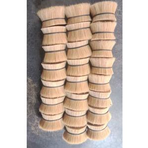 Cheveux de buffle et de queue de bœuf bruts indiens pour l'artisanat manuel DIY, couleur naturelle, utilisation artistique et de collection - Product Image 3