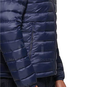 Chaquetas de Invierno Acolchadas para Hombre, Nueva Llegada, Alta Calidad, Ecológicas, Impermeables, Transpirables, con Cuello Alto y Logotipo Frontal, Venta al Por Mayor - Product Image 6