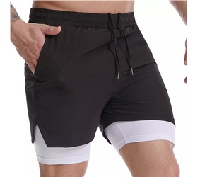 Mode personnalisée Short de surf pour hommes en maille de polyester Vêtements de plage Style décontracté Respirant Toutes les tailles XS XXS Logo personnalisé en toile - Product Image 6