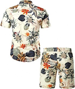 Chándal de algodón de alta calidad para hombre, entrenamiento físico informal de verano, logotipo personalizable bordado hasta la rodilla, patrón sólido - Product Image 2