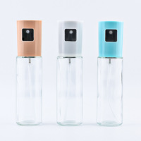 GOS02 Flacon pulvérisateur d'huile en verre Macaron, type pression, anti-fuite, pour cuisine, barbecue et usage domestique