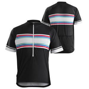 Practice Wear Jersey de Ciclismo de color sólido Hecho en fábrica Jersey de Ciclismo de manga corta ligero con su logotipo a precio barato - Product Image 6